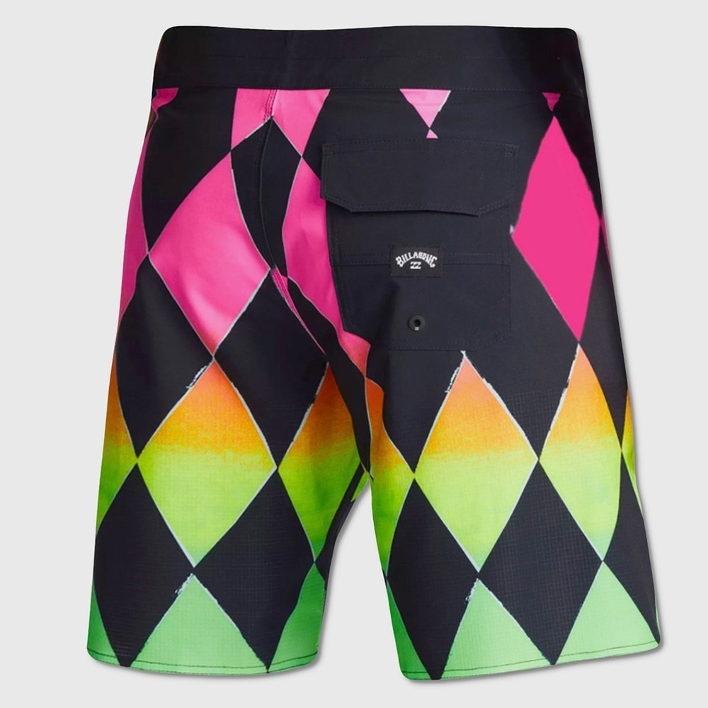 Billabong Sundays Airlite Board Shorts - NWT Mens 34 Black / Multi - #44229-D2 - Picture 2 of 3
